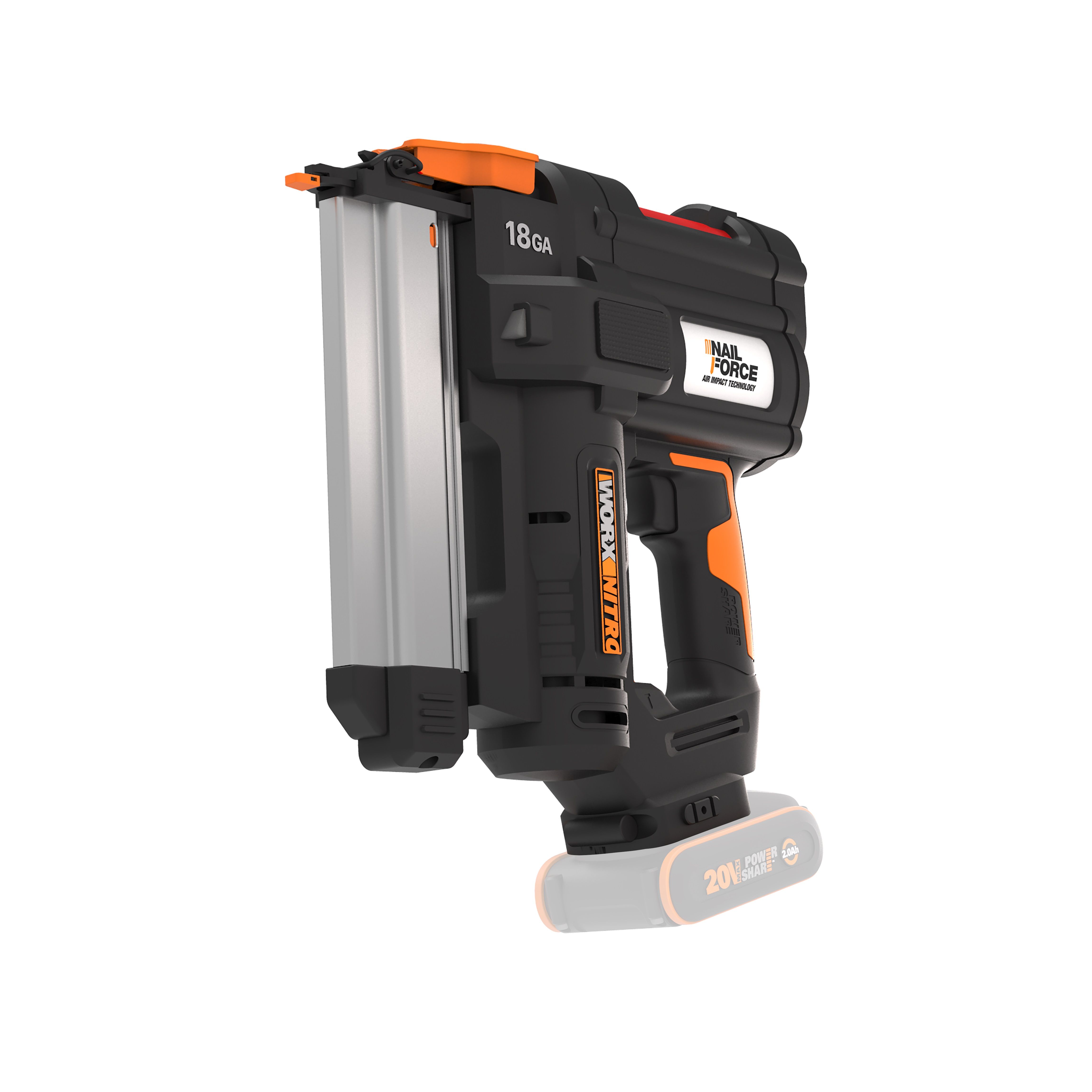 Worx WX842.9 - Clavadora de corona NITRO 20V (S/bat)